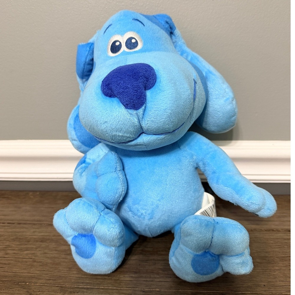 Nickelodeon Blues Clues & You Blue Dog Plush Stuffed Animal Viacom 2021 Toy